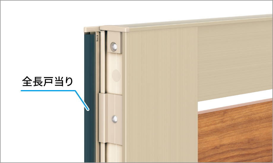 開閉時の操作音を低減 扉や錠前にいたるまで、開閉時の操作音を抑えるさまざまな設計を施しています。　三協アルミ　門扉　モダン　おしゃれ　エクステリア　愛知・名古屋の外構専門店パートナーホームのエクステリア　製品一覧　シャトレナⅡハイタイプ　|パートナーホーム