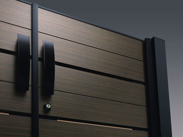 2型 　三協アルミ　門扉　モダン　おしゃれ　エクステリア　愛知・名古屋の外構専門店パートナーホームのエクステリア　製品一覧　形材門扉　ラグレシア　|パートナーホーム