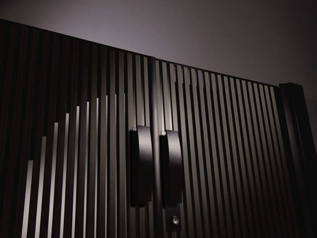 三協アルミ　門扉　モダン　おしゃれ　エクステリア　愛知・名古屋の外構専門店パートナーホームのエクステリア　製品一覧　形材門扉　J.モダン　2型　伝統文化を受け継ぐジャパネスクモダン。|パートナーホーム