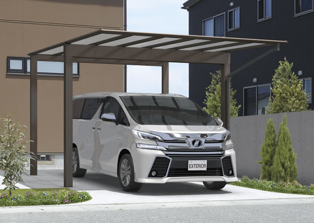 三協アルミ　カーポート　モダン　おしゃれ　エクステリア　愛知・名古屋の外構専門店パートナーホームのエクステリア　製品一覧　スカイリード　|パートナーホーム