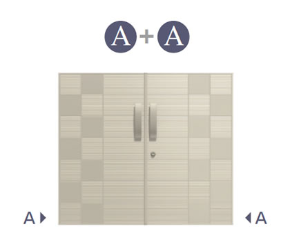三協アルミ　門扉　モダン　おしゃれ　エクステリア　愛知・名古屋の外構専門店パートナーホームのエクステリア　製品一覧　形材門扉　リフレア　2型　A＋A|パートナーホーム