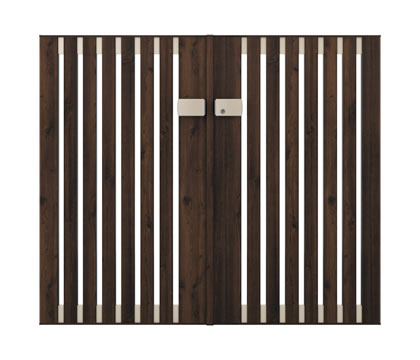 三協アルミ　門扉　モダン　おしゃれ　エクステリア　愛知・名古屋の外構専門店パートナーホームのエクステリア　製品一覧　形材門扉　フレイナ　T4型|パートナーホーム