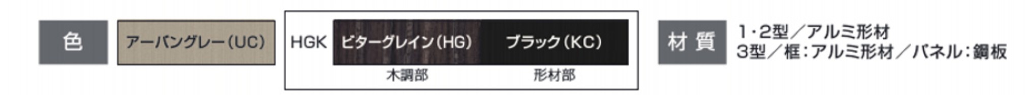三協アルミ　門扉　モダン　おしゃれ　エクステリア　愛知・名古屋の外構専門店パートナーホームのエクステリア　製品一覧　形材門扉　J.モダン　カラーバリエーション|パートナーホーム