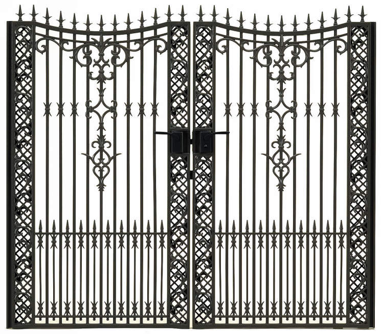 構造による重厚な框が高級感を演出します。 三協アルミ　門まわり　モダン　おしゃれ　エクステリア　愛知・名古屋の外構専門店パートナーホームのエクステリア　製品一覧　鋳物門扉　ビアンソード|パートナーホーム