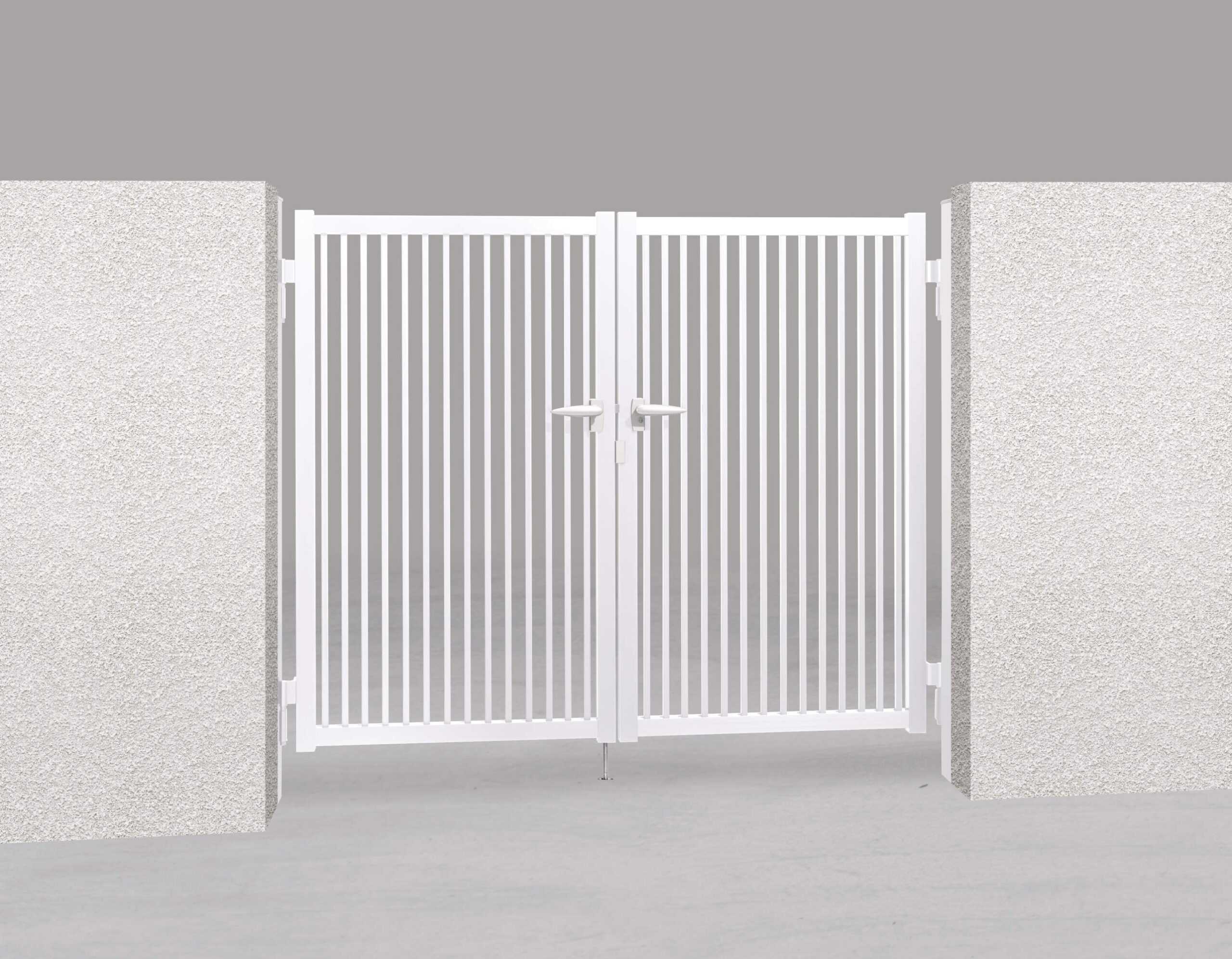 0712/ホワイト（WH）　三協アルミ　門扉　モダン　おしゃれ　エクステリア　愛知・名古屋の外構専門店パートナーホームのエクステリア　製品一覧　形材門扉　末広|パートナーホーム