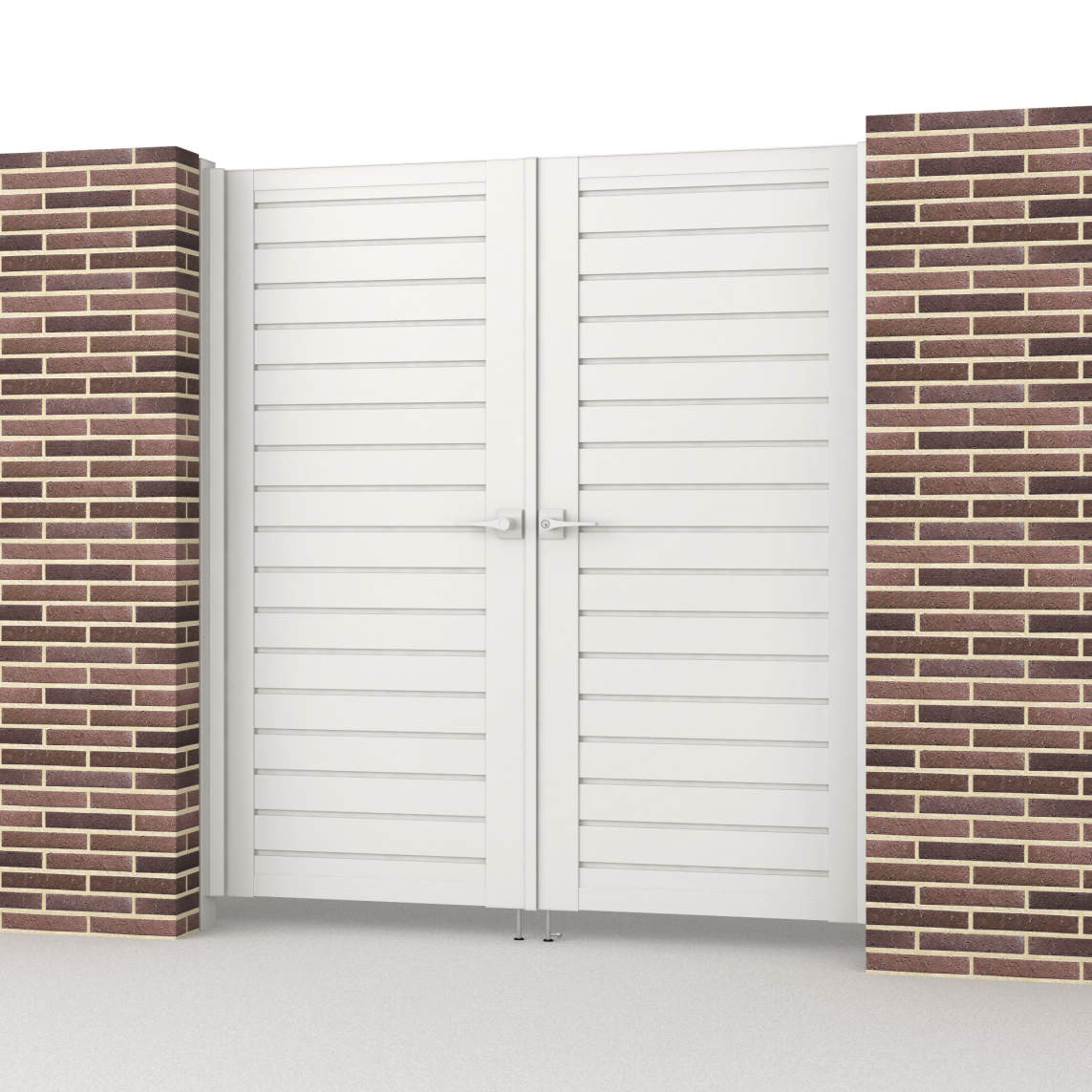 　0818/すき間ガード（吊元側）/ホワイト（WH）三協アルミ　門扉　モダン　おしゃれ　エクステリア　愛知・名古屋の外構専門店パートナーホームのエクステリア　製品一覧　形材門扉　レジリアハイタイプ　YMH型|パートナーホーム