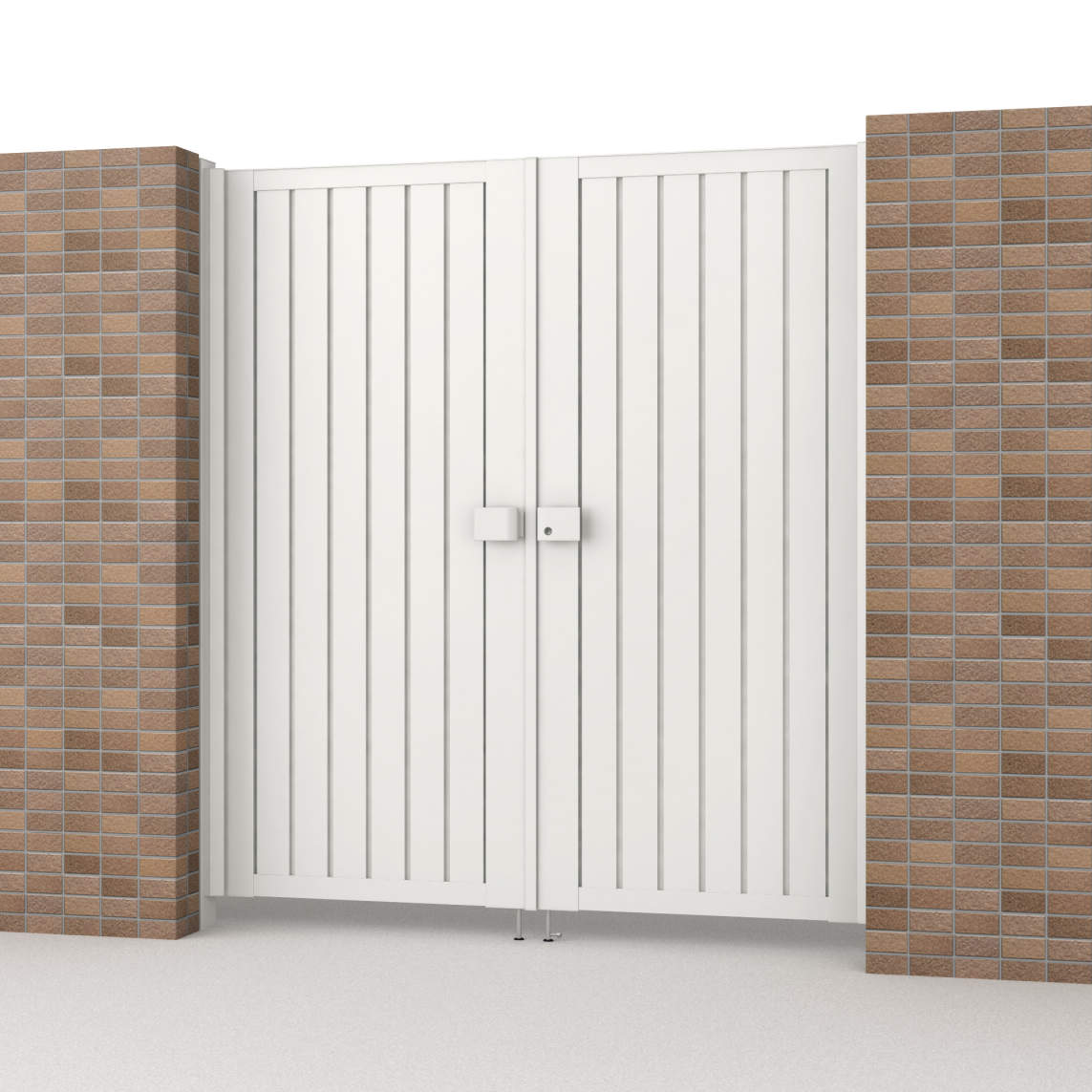 0818/すき間ガード（吊元側）/ホワイト（WH）　三協アルミ　門扉　モダン　おしゃれ　エクステリア　愛知・名古屋の外構専門店パートナーホームのエクステリア　製品一覧　形材門扉　レジリアハイタイプ　TMH型|パートナーホーム