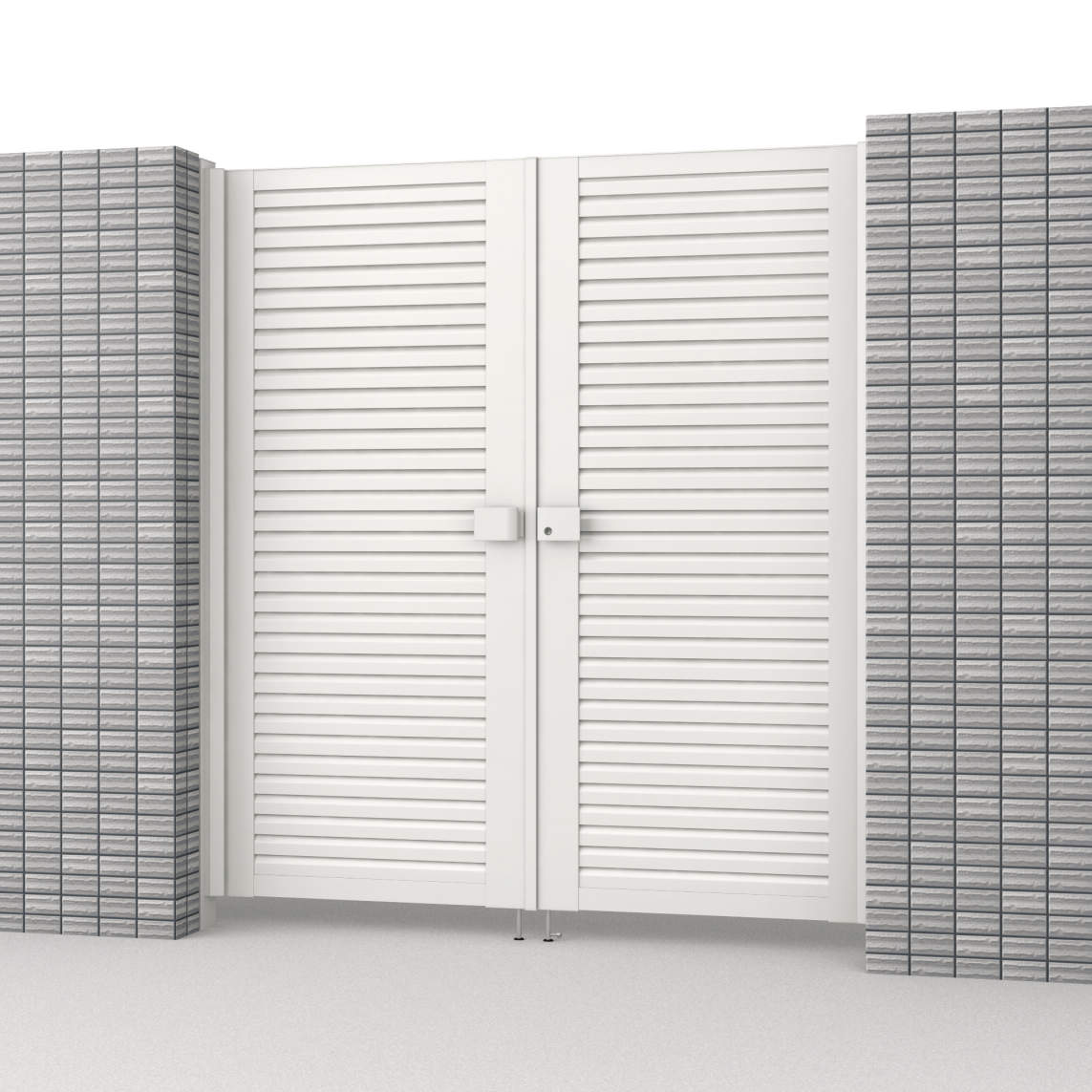 0818/すき間ガード（吊元側）/ホワイト（WH）　三協アルミ　門扉　モダン　おしゃれ　エクステリア　愛知・名古屋の外構専門店パートナーホームのエクステリア　製品一覧　形材門扉　レジリアハイタイプ　YLH型|パートナーホーム