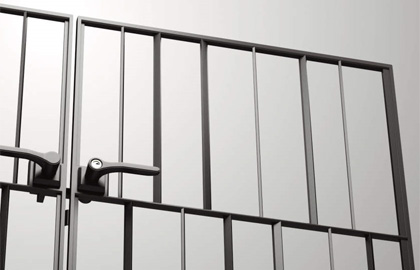 3型　三協アルミ　門まわり　モダン　おしゃれ　エクステリア　愛知・名古屋の外構専門店パートナーホームのエクステリア　製品一覧　鋳物門扉　キャスタイル|パートナーホーム