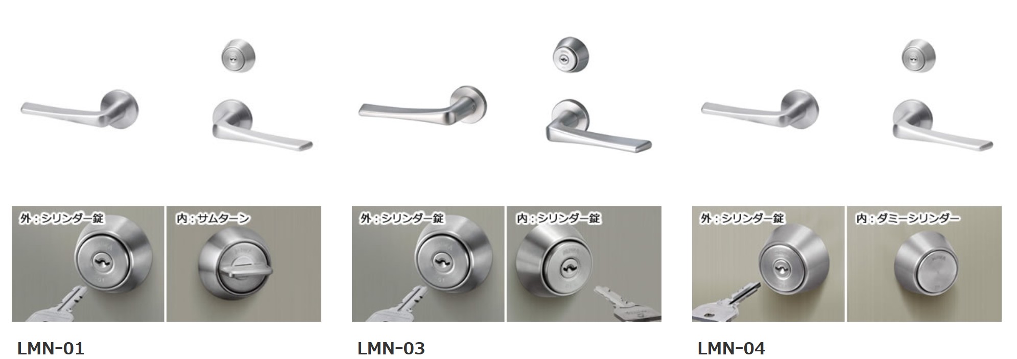 HM型：レバーハンドル錠　三協アルミ　門扉　モダン　おしゃれ　エクステリア　愛知・名古屋の外構専門店パートナーホームのエクステリア　製品一覧　形材門扉　レジリアハイタイプ　|パートナーホーム