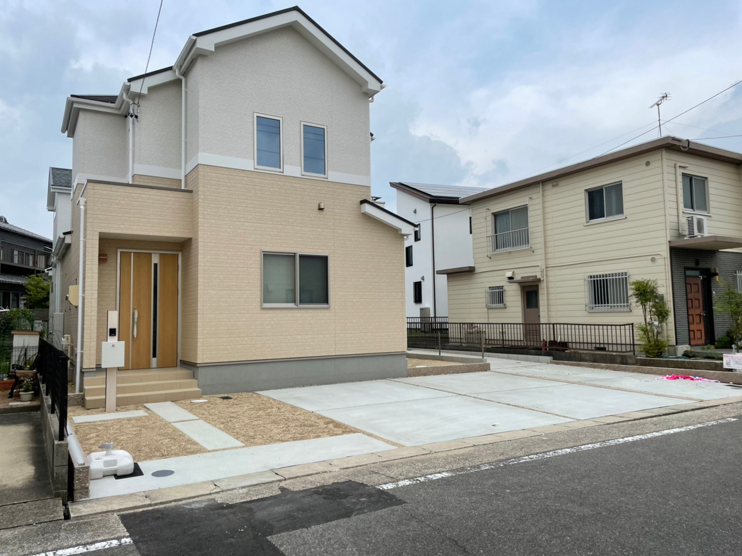 外構工事　生活導線　カーポート　エクステリア　プラン　公開する例|パートナーホーム