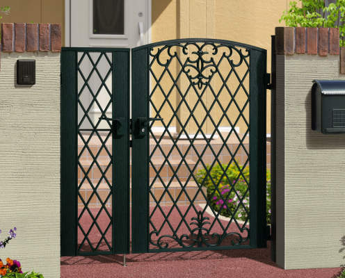 1型　親子仕様　三協アルミ　門まわり　モダン　おしゃれ　エクステリア　愛知・名古屋の外構専門店パートナーホームのエクステリア　製品一覧　鋳物門扉　フェアル|パートナーホーム