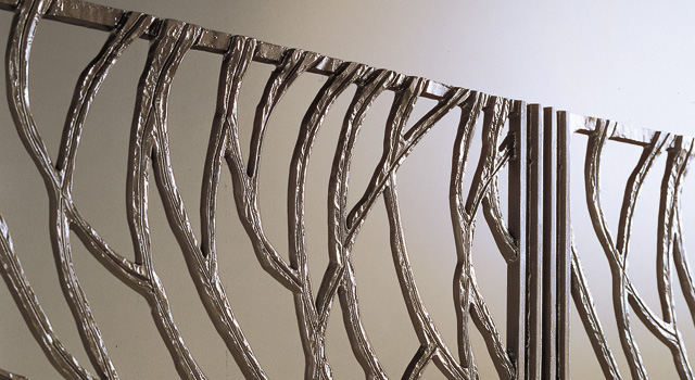 1型 重厚な鋳物ディテールが高級感を醸し出します。　三協アルミ　門まわり　モダン　おしゃれ　エクステリア　愛知・名古屋の外構専門店パートナーホームのエクステリア　製品一覧　鋳物門扉　美流（びりゅう）|パートナーホーム