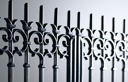 5型　三協アルミ　門まわり　モダン　おしゃれ　エクステリア　愛知・名古屋の外構専門店パートナーホームのエクステリア　製品一覧　鋳物門扉　ファンセル|パートナーホーム