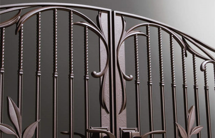 3型　三協アルミ　門まわり　モダン　おしゃれ　エクステリア　愛知・名古屋の外構専門店パートナーホームのエクステリア　製品一覧　鋳物門扉　フェアル|パートナーホーム