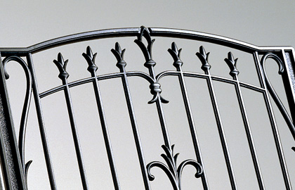 6型　三協アルミ　門まわり　モダン　おしゃれ　エクステリア　愛知・名古屋の外構専門店パートナーホームのエクステリア　製品一覧　鋳物門扉　キャスリート|パートナーホーム