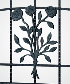 B1型　オーナメント　三協アルミ　門まわり　モダン　おしゃれ　エクステリア　愛知・名古屋の外構専門店パートナーホームのエクステリア　製品一覧　鋳物門扉　プロヴァンス|パートナーホーム