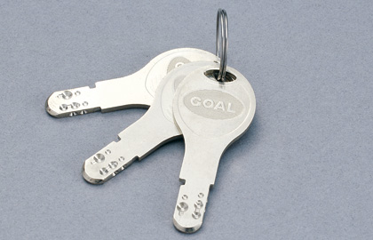 ディンプル錠 ピッキングやキーを複製されにくい、ディンプルキーを採用しています。 三協アルミ　門まわり　モダン　おしゃれ　エクステリア　愛知・名古屋の外構専門店パートナーホームのエクステリア　製品一覧　鋳物門扉　ロヴァンティ　アリッサム|パートナーホーム