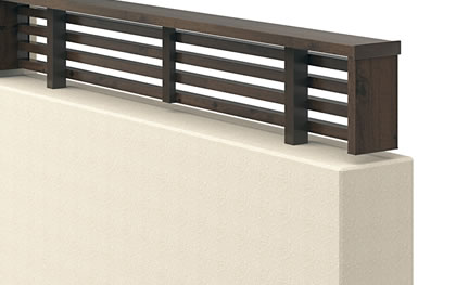 内観 コストパフォーマンスに優れた片面意匠タイプ　三協アルミ　門・フェンスまわり　フェンス・スクリーン　目隠し　モダン　おしゃれ　エクステリア　愛知・名古屋の外構専門店パートナーホームのエクステリア　製品一覧　形材フェンス　フィオーレ|パートナーホーム