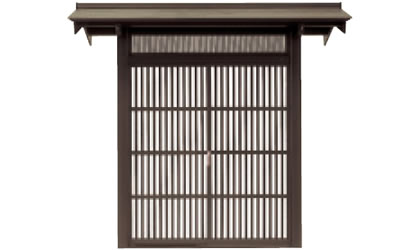 柳格子　基本タイプ　三協アルミ　門まわり　モダン　おしゃれ　エクステリア　愛知・名古屋の外構専門店パートナーホームのエクステリア　製品一覧　鋳物門扉　アルミ門戸　志貴野|パートナーホーム