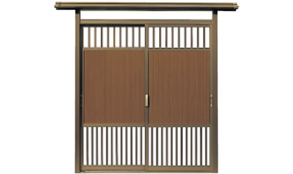 たて板戸　三協アルミ　門まわり　モダン　おしゃれ　エクステリア　愛知・名古屋の外構専門店パートナーホームのエクステリア　製品一覧　鋳物門扉　アルミ門戸　福野|パートナーホーム