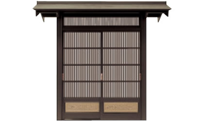 腰パネル付き　基本タイプ　三協アルミ　門まわり　モダン　おしゃれ　エクステリア　愛知・名古屋の外構専門店パートナーホームのエクステリア　製品一覧　鋳物門扉　アルミ門戸　志貴野|パートナーホーム