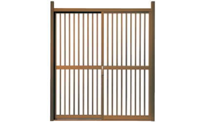 たて格子　三協アルミ　門まわり　モダン　おしゃれ　エクステリア　愛知・名古屋の外構専門店パートナーホームのエクステリア　製品一覧　鋳物門扉　アルミ門戸　福野|パートナーホーム