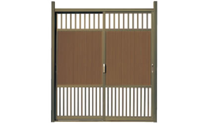 三協アルミ　門まわり　モダン　おしゃれ　エクステリア　愛知・名古屋の外構専門店パートナーホームのエクステリア　製品一覧　鋳物門扉　アルミ門戸　福野|パートナーホーム