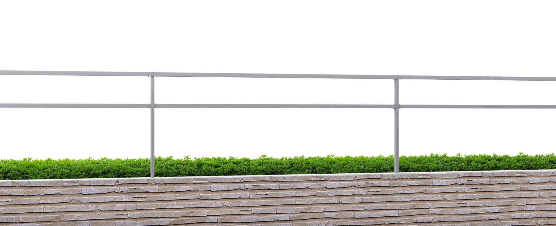 2008/サンシルバー（SLC）　三協アルミ　門・フェンスまわり　フェンス・スクリーン　目隠し　モダン　おしゃれ　エクステリア　愛知・名古屋の外構専門店パートナーホームのエクステリア　製品一覧　形材フェンス　ジーエムLight|パートナーホーム