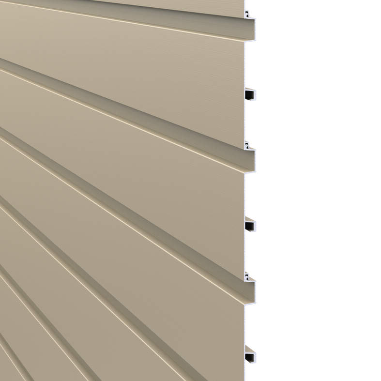 目隠し率　100% 採光率　　0% 通風率　　0.6%　YM1型（横目隠し）三協アルミ　門・フェンスまわり　フェンス・スクリーン　目隠し　モダン　おしゃれ　エクステリア　愛知・名古屋の外構専門店パートナーホームのエクステリア　製品一覧　形材フェンス　レジリア　|パートナーホーム