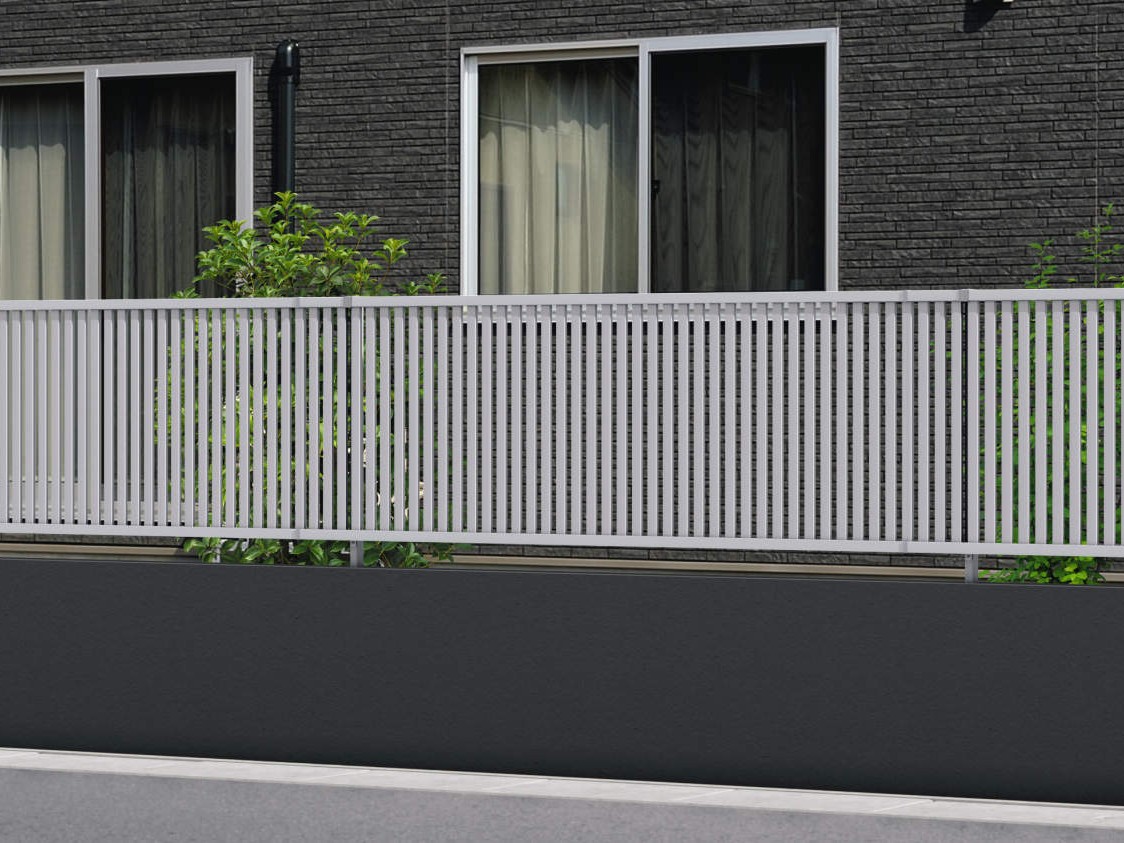 三協アルミ　形材フェンス　レジリア　TK2型・TK3型・TM1型【外構エクステリア商品】|TK2型 （たて太格子） 三協アルミ　門・フェンスまわり　フェンス・スクリーン　目隠し　モダン　おしゃれ　エクステリア　愛知・名古屋の外構専門店パートナーホームのエクステリア　製品一覧　形材フェンス　レジリア　サムネイル|パートナーホーム