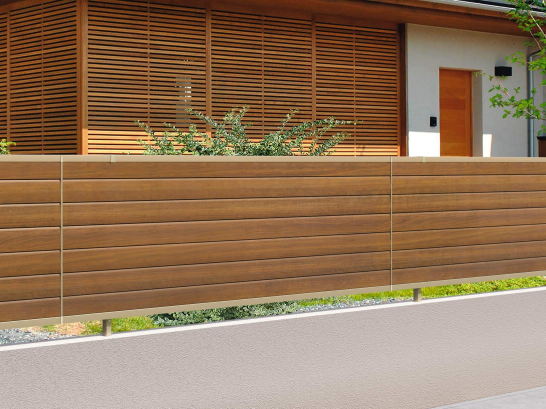 三協アルミ　形材フェンス　シャトレナⅡ　3型・3S型【外構エクステリア商品】|サムネイル　三協アルミ　門・フェンスまわり　フェンス・スクリーン　目隠し　モダン　おしゃれ　エクステリア　愛知・名古屋の外構専門店パートナーホームのエクステリア　製品一覧　形材フェンス　シャトレナⅡ　3型|パートナーホーム