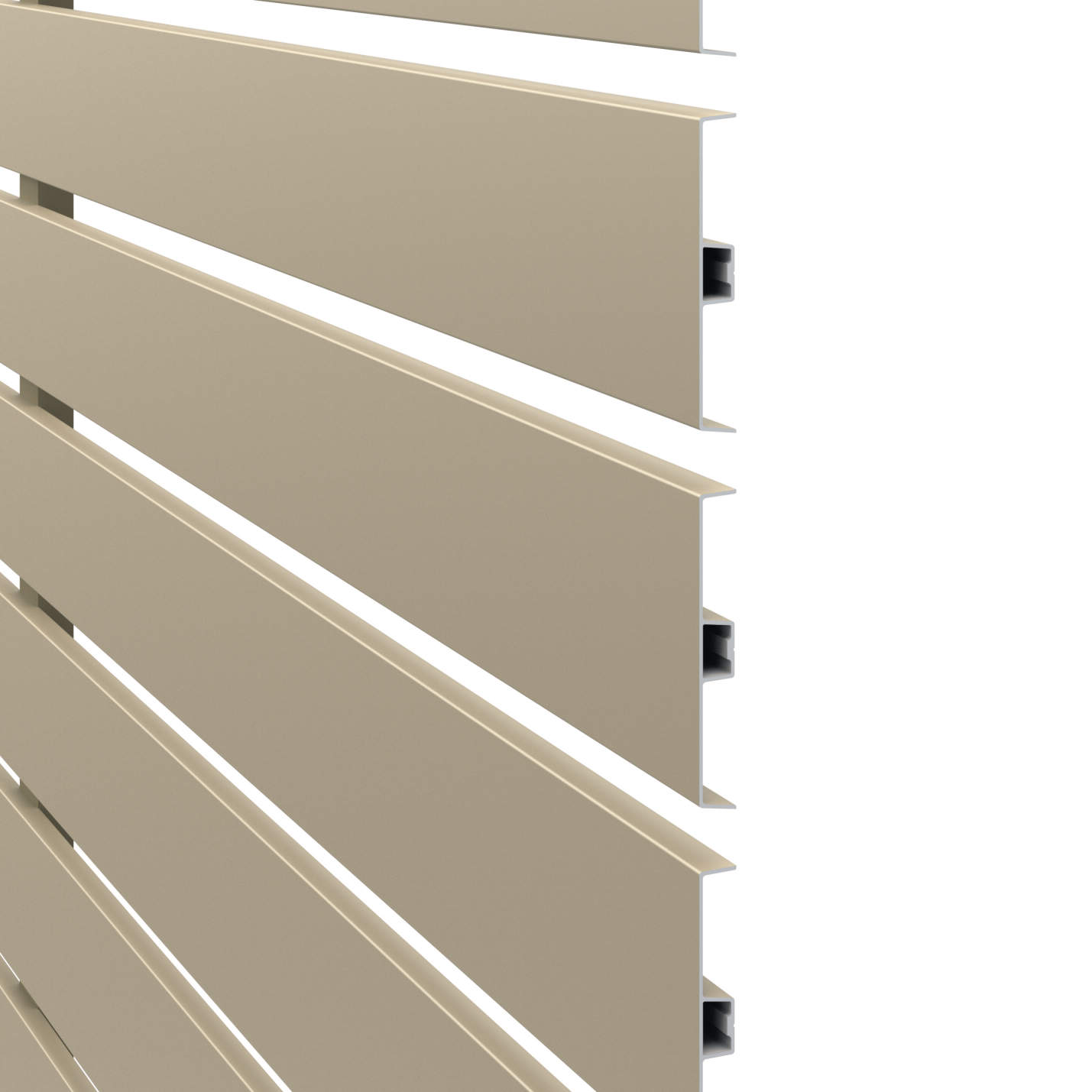 目隠し率　87.4% 採光率　　12.6% 通風率　　13.2% YK4型（横板格子下桟すき間小）　三協アルミ　門・フェンスまわり　フェンス・スクリーン　目隠し　モダン　おしゃれ　エクステリア　愛知・名古屋の外構専門店パートナーホームのエクステリア　製品一覧　形材フェンス　レジリア　|パートナーホーム