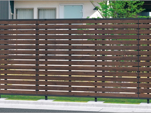 三協アルミ　形材フェンス　シャトレナⅡハイタイプ　仕様【外構エクステリア商品】|サムネイル　三協アルミ　門・フェンスまわり　フェンス・スクリーン　目隠し　モダン　おしゃれ　エクステリア　愛知・名古屋の外構専門店パートナーホームのエクステリア　製品一覧　形材フェンス　シャトレナⅡ　ハイタイプ|パートナーホーム