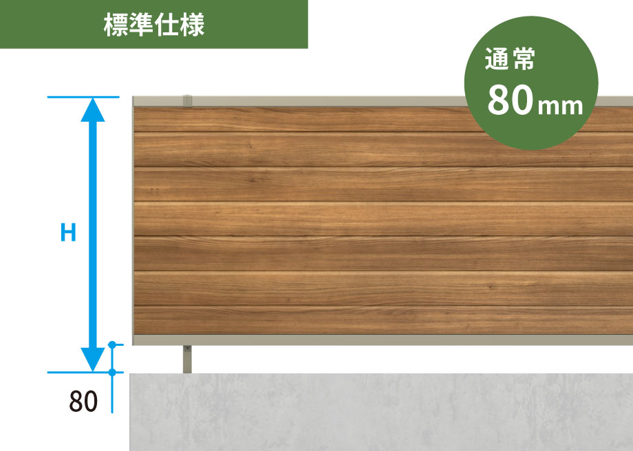 標準タイプ　三協アルミ　門・フェンスまわり　フェンス・スクリーン　目隠し　モダン　おしゃれ　エクステリア　愛知・名古屋の外構専門店パートナーホームのエクステリア　製品一覧　形材フェンス　シャトレナⅡ|パートナーホーム