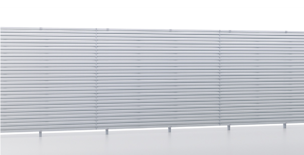 YL1型（横ルーバー） 三協アルミ　門・フェンスまわり　フェンス・スクリーン　目隠し　モダン　おしゃれ　エクステリア　愛知・名古屋の外構専門店パートナーホームのエクステリア　製品一覧　形材フェンス　レジリアハイタイプ　|パートナーホーム