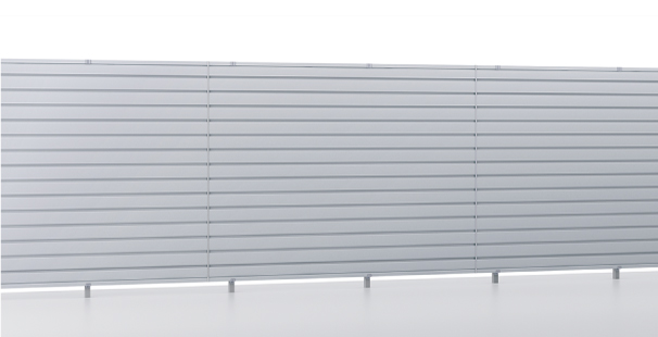 YM1型（横目隠し） 三協アルミ　門・フェンスまわり　フェンス・スクリーン　目隠し　モダン　おしゃれ　エクステリア　愛知・名古屋の外構専門店パートナーホームのエクステリア　製品一覧　形材フェンス　レジリアハイタイプ　|パートナーホーム