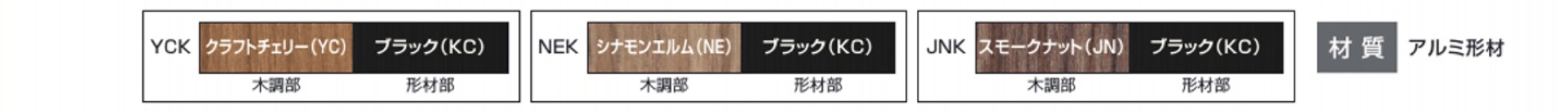 三協アルミ　門・フェンスまわり　フェンス・スクリーン　目隠し　モダン　おしゃれ　エクステリア　愛知・名古屋の外構専門店パートナーホームのエクステリア　製品一覧　形材フェンス　シャトレナⅡ　カラーバリエーション　1型　1S型|パートナーホーム