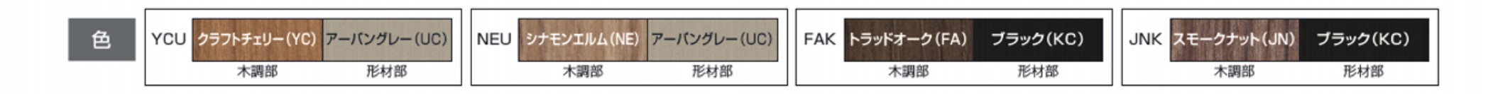 プレミアムタイプ　三協アルミ　門・フェンスまわり　フェンス・スクリーン　目隠し　モダン　おしゃれ　エクステリア　愛知・名古屋の外構専門店パートナーホームのエクステリア　製品一覧　形材フェンス　シャトレナⅡ　カラーバリエーション|パートナーホーム