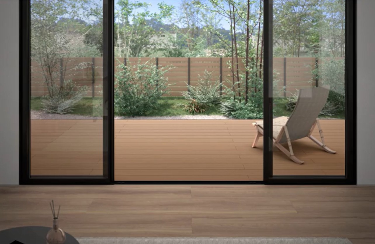 LIXIL　外構　モダン　 おしゃれ　エクステリア　愛知・名古屋の外構専門店パートナーホームのエクステリア　製品一覧　樹ら楽　柾目タイプ|パートナーホーム