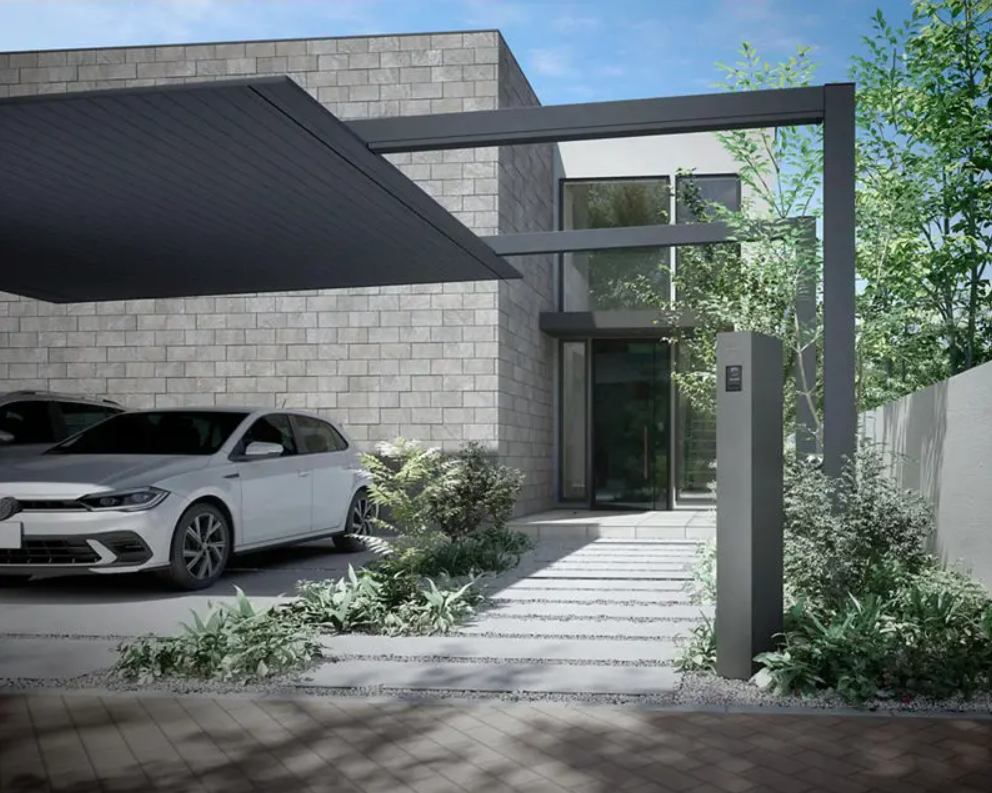 機能門柱FT　ディープグレー　新商品　LIXIL　|パートナーホーム