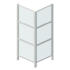 コーナー連結 三協アルミ　門・フェンスまわり　フェンス・スクリーン　目隠し　モダン　おしゃれ　エクステリア　愛知・名古屋の外構専門店パートナーホームのエクステリア　製品一覧　ガーデンスクリーン　三協アルミ　門・フェンスまわり　フェンス・スクリーン　目隠し　モダン　おしゃれ　エクステリア　愛知・名古屋の外構専門店パートナーホームのエクステリア　製品一覧　ガーデンスクリーン　LALAスクリーン|パートナーホーム