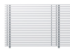 3型 横格子タイプ　三協アルミ　門・フェンスまわり　フェンス・スクリーン　目隠し　モダン　おしゃれ　エクステリア　愛知・名古屋の外構専門店パートナーホームのエクステリア　製品一覧　ガーデンスクリーン　エルファード片面タイプ|パートナーホーム