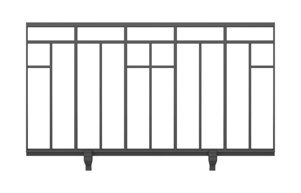 フリー支柱タイプ 2型 三協アルミ　門・フェンスまわり　フェンス・スクリーン　目隠し　モダン　おしゃれ　エクステリア　愛知・名古屋の外構専門店パートナーホームのエクステリア　製品一覧　鋳物フェンス　キャスタイル|パートナーホーム