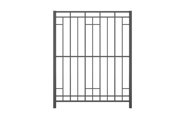 間仕切り支柱タイプ 2型 三協アルミ　門・フェンスまわり　フェンス・スクリーン　目隠し　モダン　おしゃれ　エクステリア　愛知・名古屋の外構専門店パートナーホームのエクステリア　製品一覧　鋳物フェンス　キャスタイル|パートナーホーム