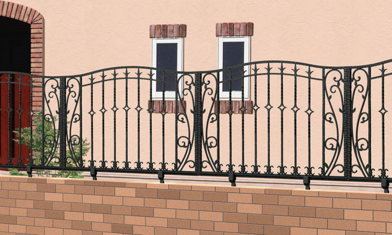 スポットブラック　三協アルミ　門・フェンスまわり　フェンス・スクリーン　目隠し　モダン　おしゃれ　エクステリア　愛知・名古屋の外構専門店パートナーホームのエクステリア　製品一覧　鋳物フェンス　アリッサム　|パートナーホーム