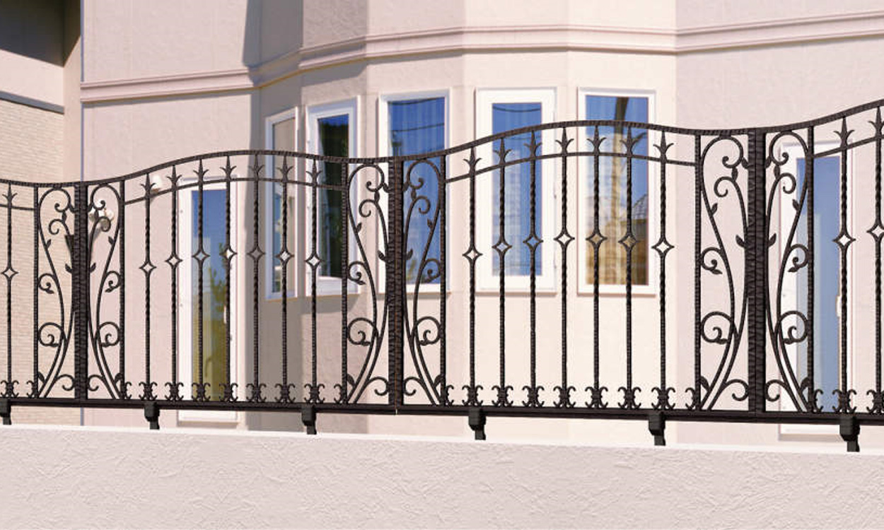 スポットブラウン　三協アルミ　門・フェンスまわり　フェンス・スクリーン　目隠し　モダン　おしゃれ　エクステリア　愛知・名古屋の外構専門店パートナーホームのエクステリア　製品一覧　鋳物フェンス　アリッサム　|パートナーホーム