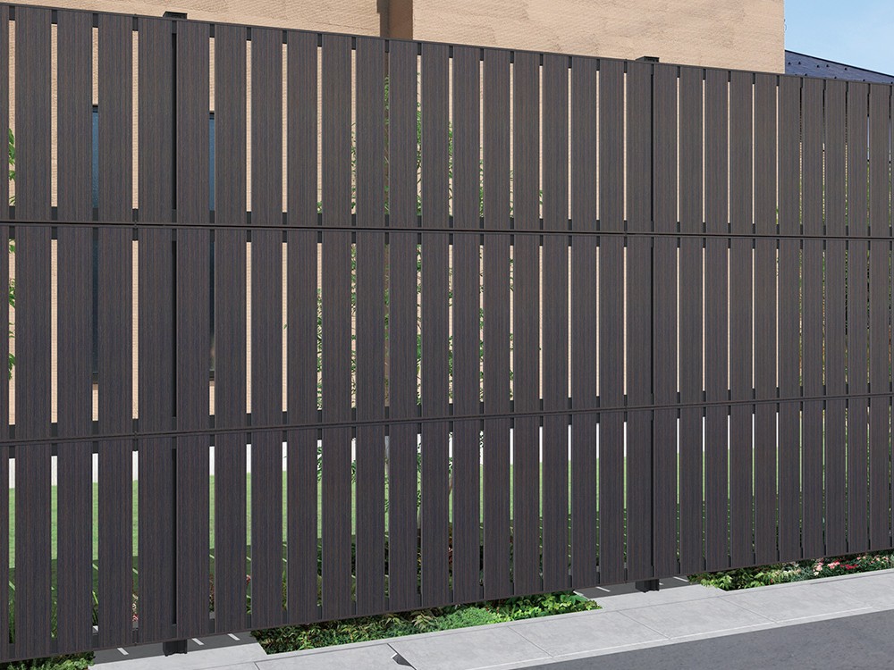 三協アルミ　形材フェンス　多段支柱　3段フリー支柱【外構エクステリア商品】|サムネイル　三協アルミ　門・フェンスまわり　フェンス・スクリーン　目隠し　モダン　おしゃれ　エクステリア　愛知・名古屋の外構専門店パートナーホームのエクステリア　製品一覧　形材フェンス　多段支柱　3段フリー支柱|パートナーホーム