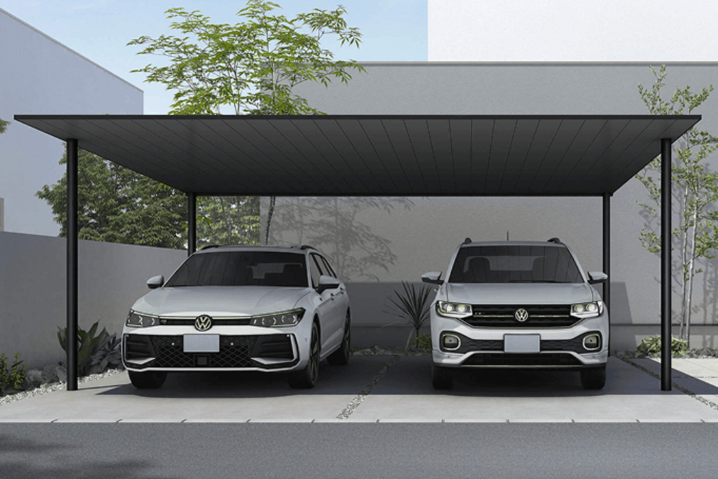 YKKAP　プレーンルーフ　アルミ屋根とポリカ屋根どっちがおすすめ？　外構工事　エクステリア|パートナーホーム