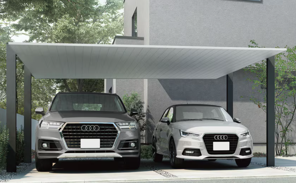 LIXIL　カーポートSC　アルミ屋根とポリカ屋根どっちがおすすめ？　外構工事　エクステリア|パートナーホーム